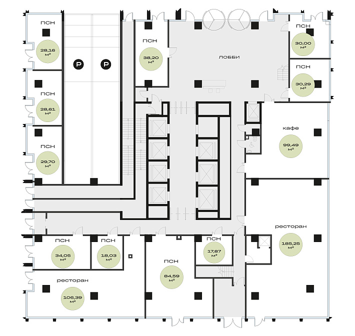 План 1 этажа