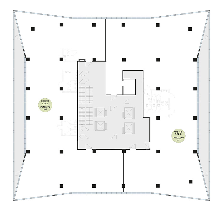 План 15 этажа